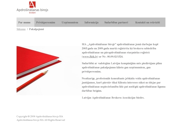 Apdrošināšanas birojs, SIA